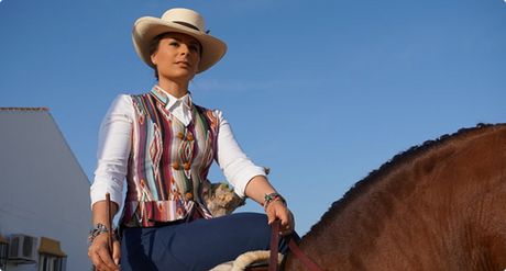 Chalequillo de mujer para montar a caballo
