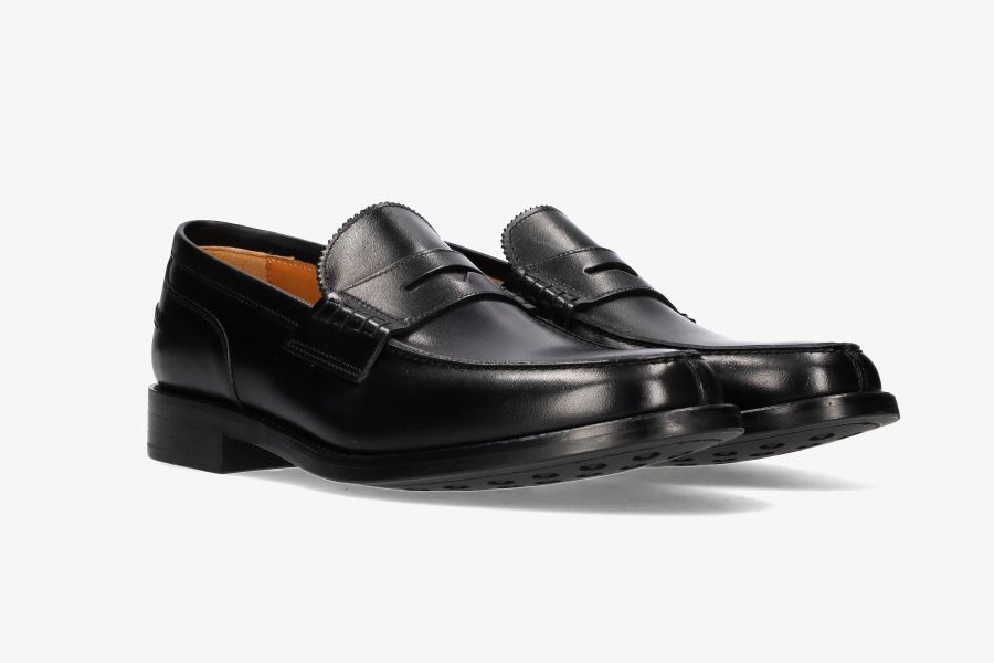Black boxcalf loafer