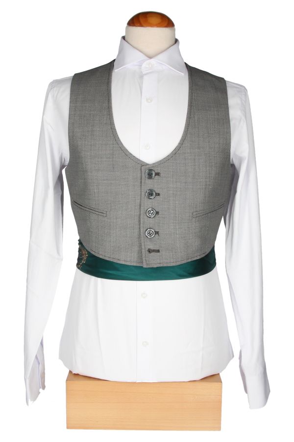 Light Gray Jacket and Waistcoat