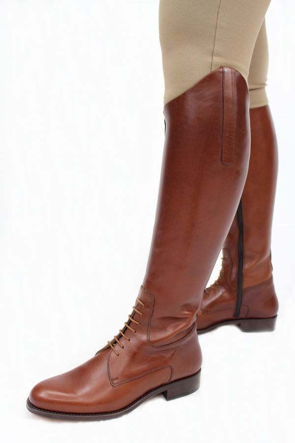 Bottes d'équitation en cuir à fermeture éclair latérale Valverde del Camino