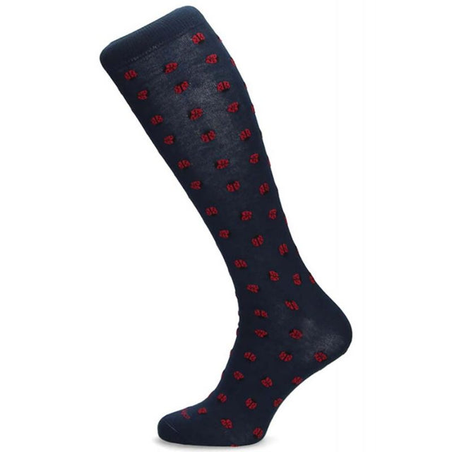 Ladybugs Navy Sock