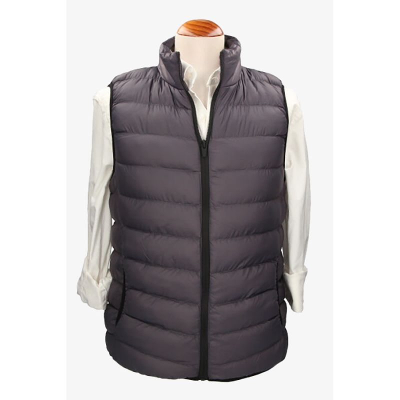 Gilet matelassé gris