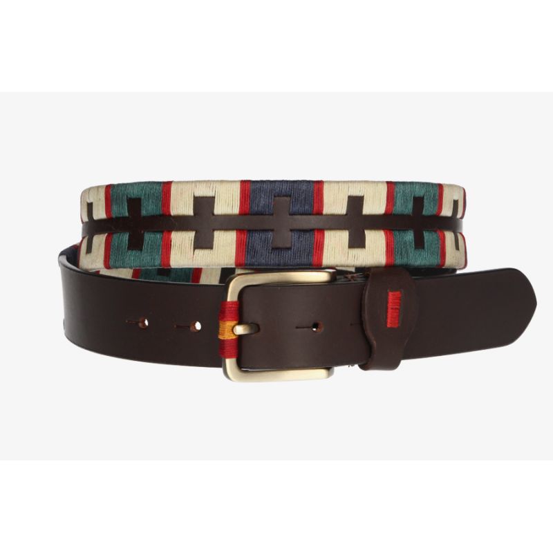 Cinturón Argentino Azul y Beige