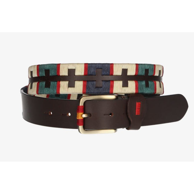 Cinturón Argentino Azul y Beige