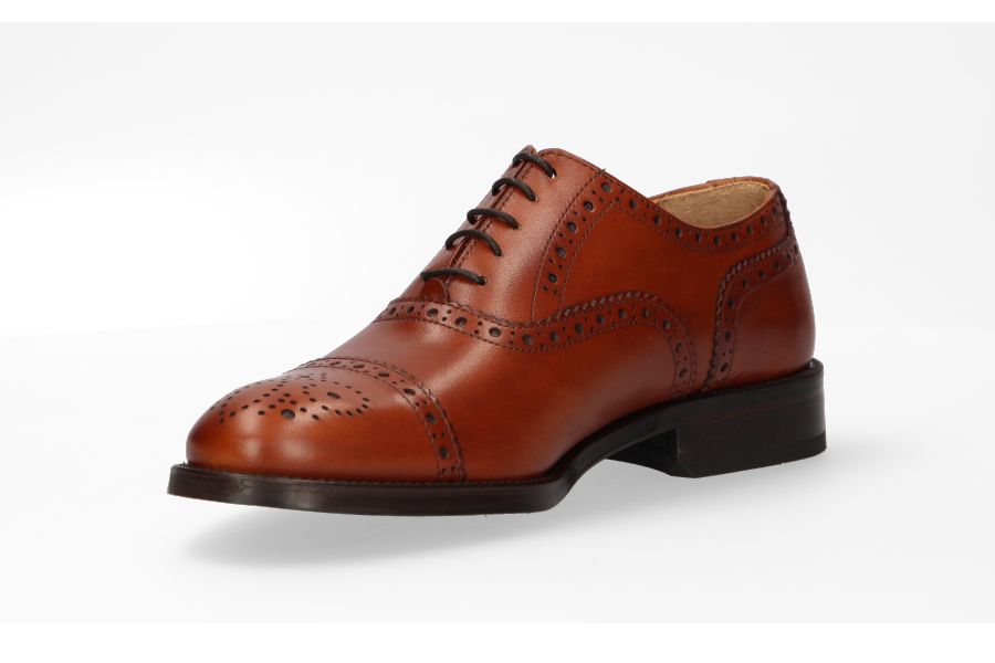 English Brogued Leather Shoe