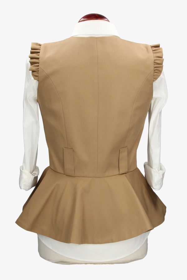 Gilet beige en Crète