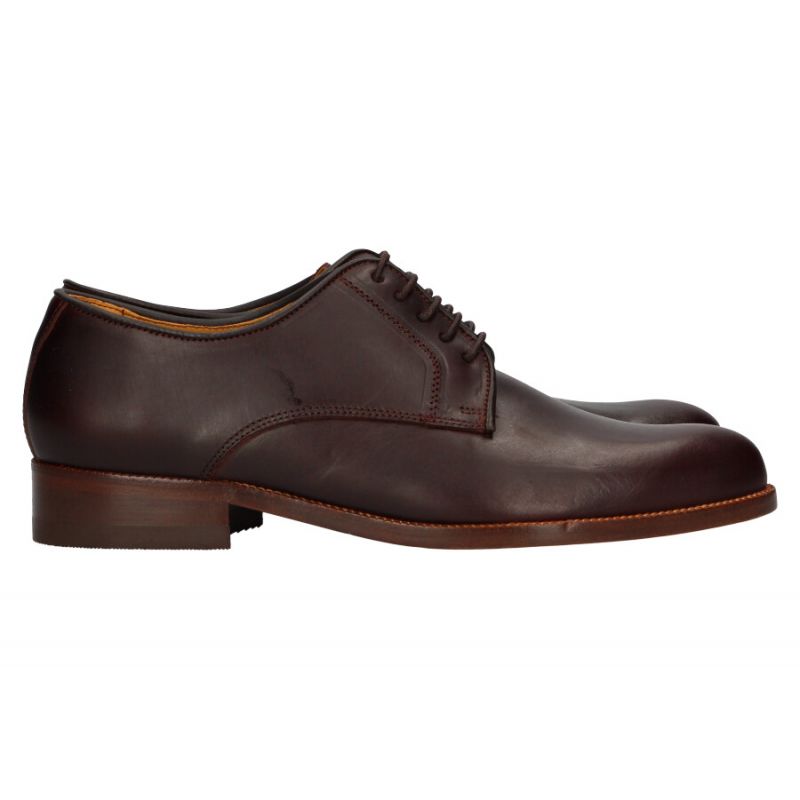 Dark Brown Calfskin Lace-Up Shoe Valverde del Camino