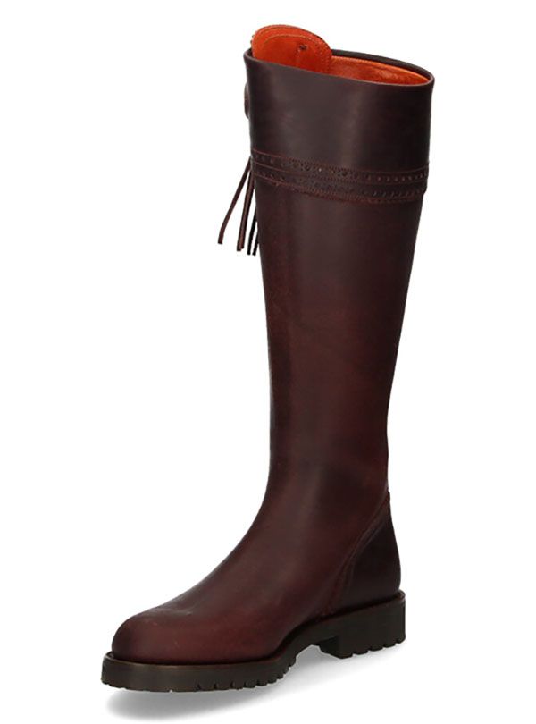 High calfskin hunting boot