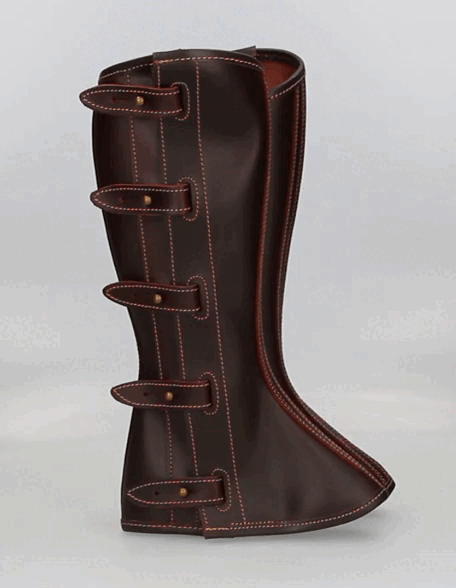 Valverde del Camino bouton de pistolet mitrailleur travail guêtre enfant