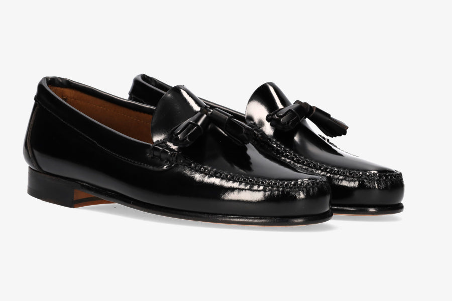 Black Tassel Loafer