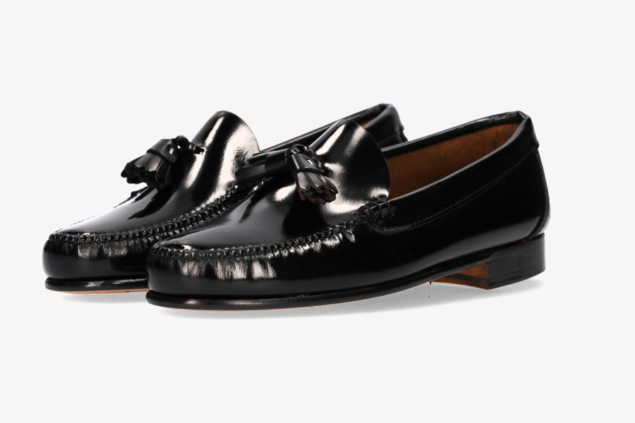 Black Tassel Loafer