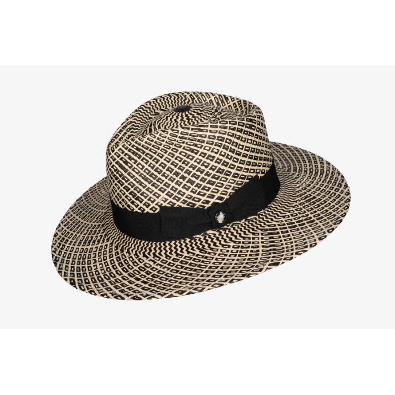 Juliana Natural-Black Australian Hat