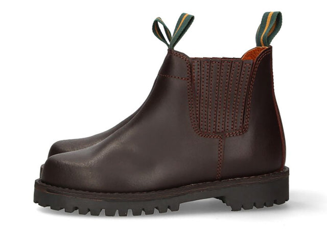 Valverde del Camino children's short boots with a rubber sole and zipper