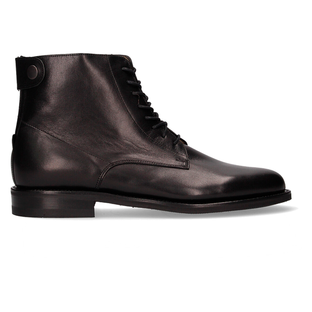 Bottes noires Analco à fermeture éclair arrière