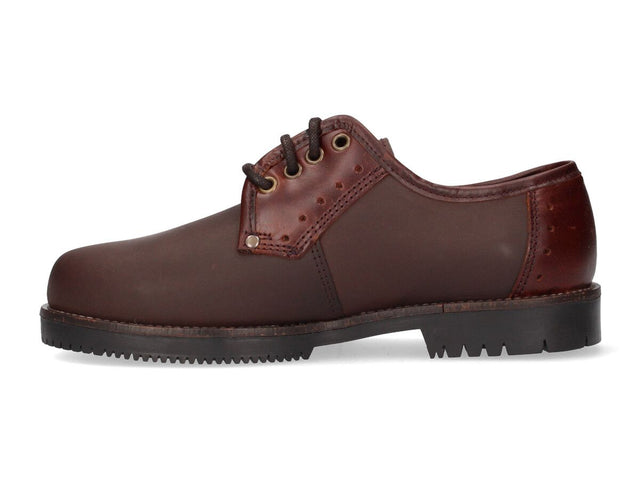 Chaussure à lacets marron