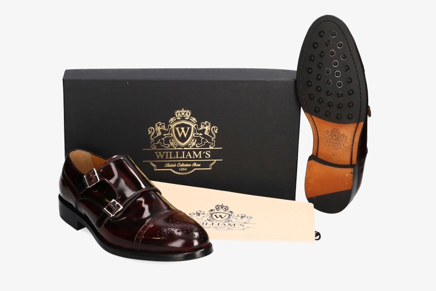 Monkstrap antik burdeos