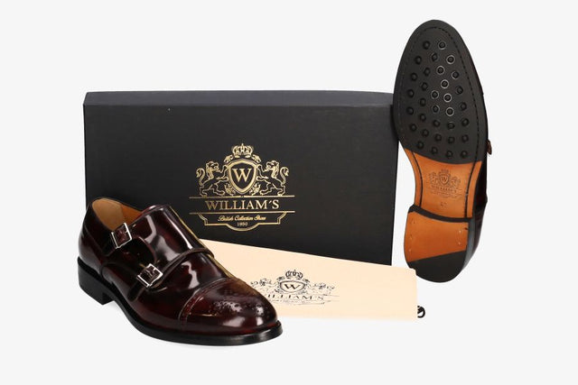 Monkstrap antik burdeos