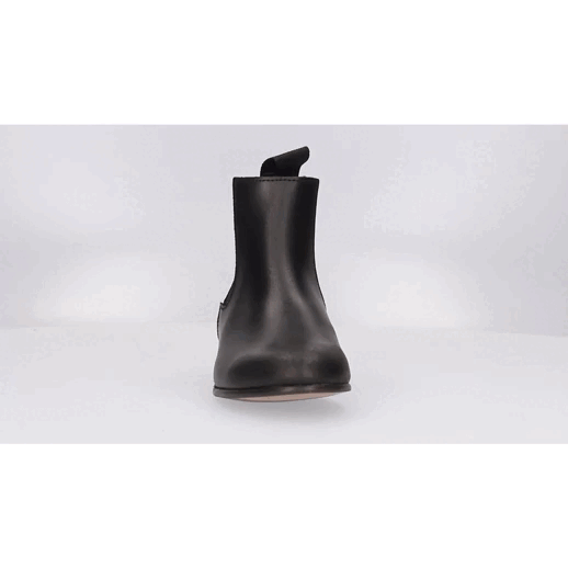 Black elastic short boots for children Valverde del Camino