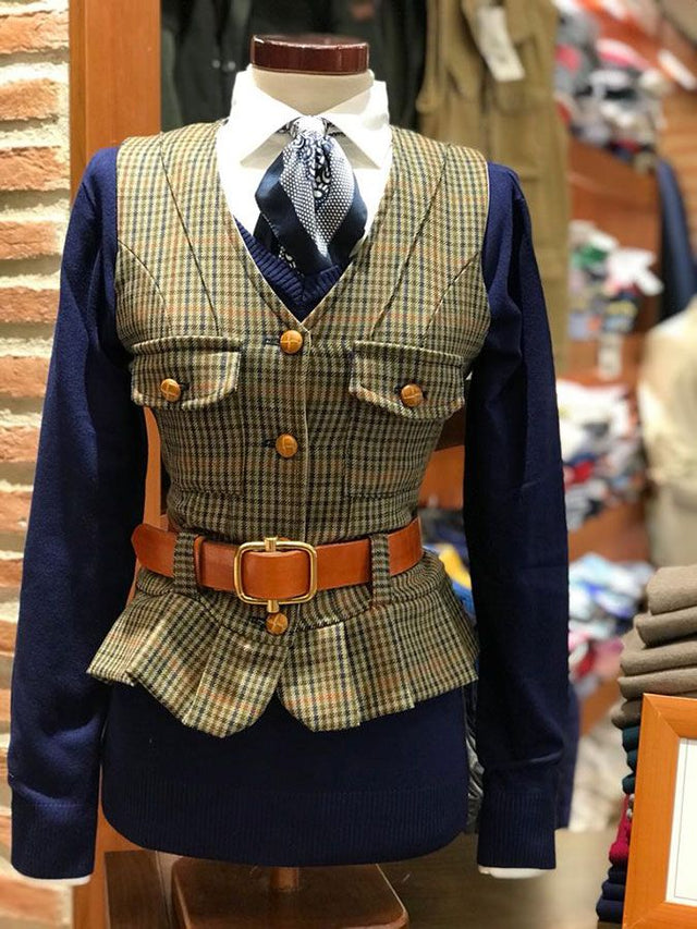 Light Cowhide Sliding Buckle Belt