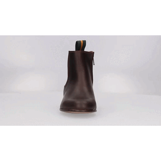 Valverde del Camino children's short zip boot