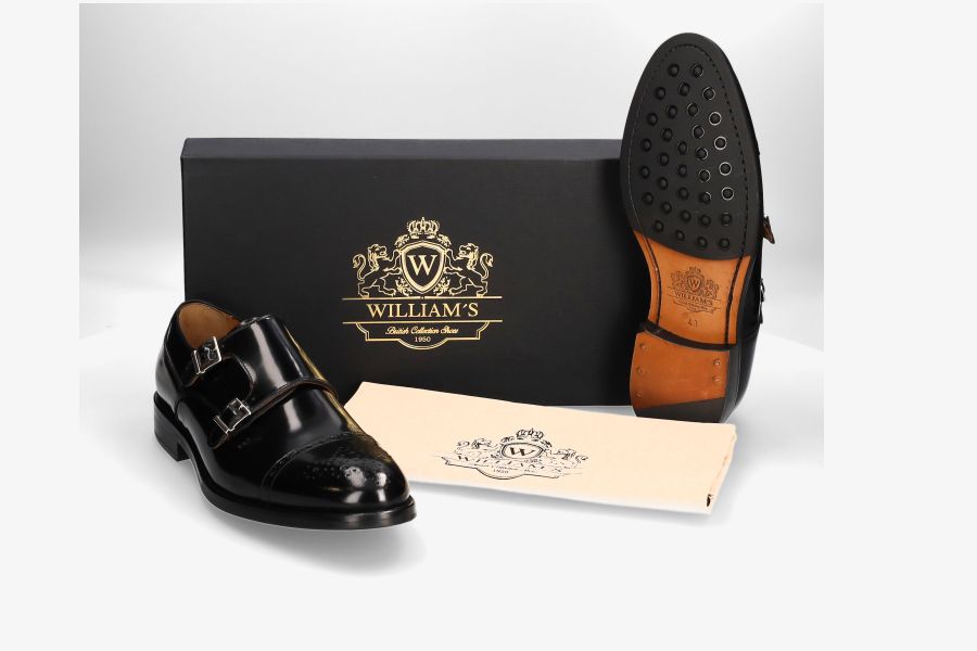Monkstrap antique black