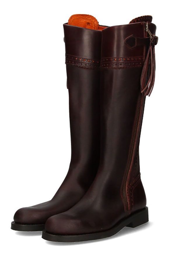 High Calf Hunting Boot with Buttoned Soles Valverde del Camino