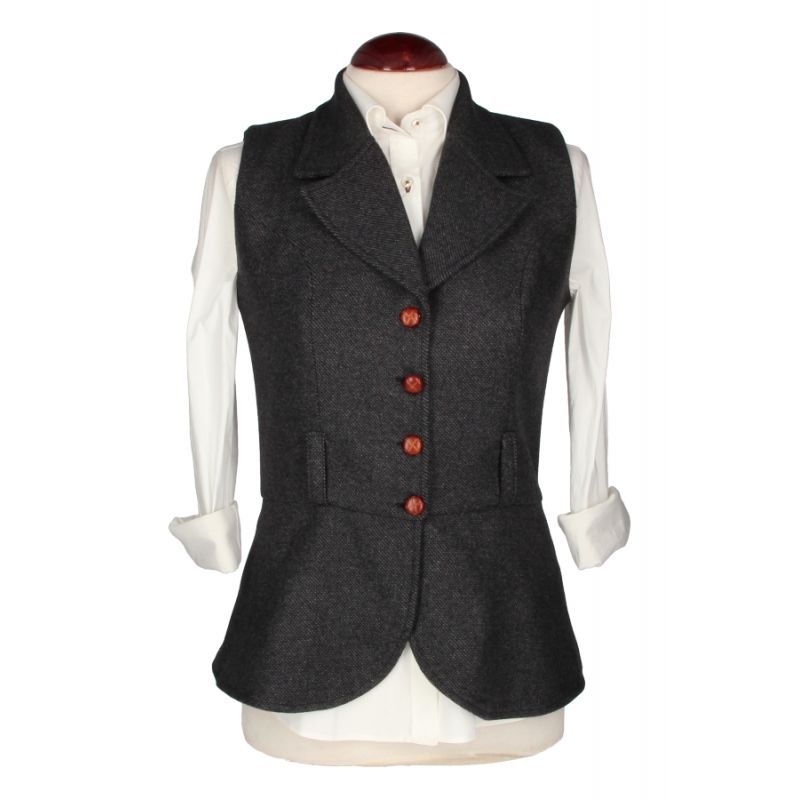 Limited Edition Gray Denim Vest