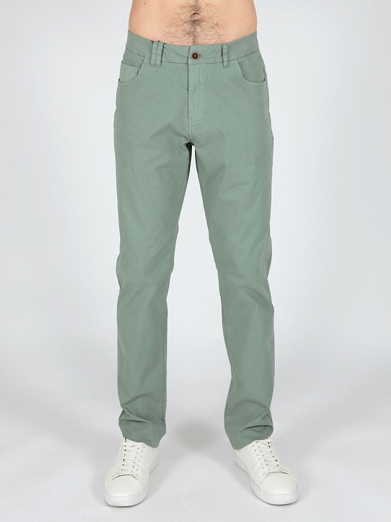 5Pock Green Pants