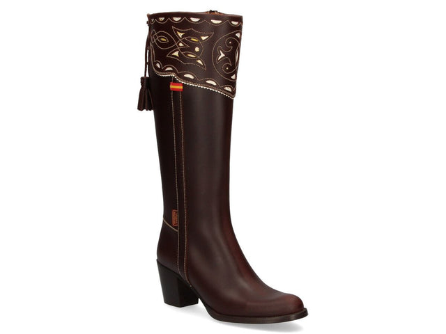 Cartujana Boot Chopped Tassels Heel Valverde del Camino