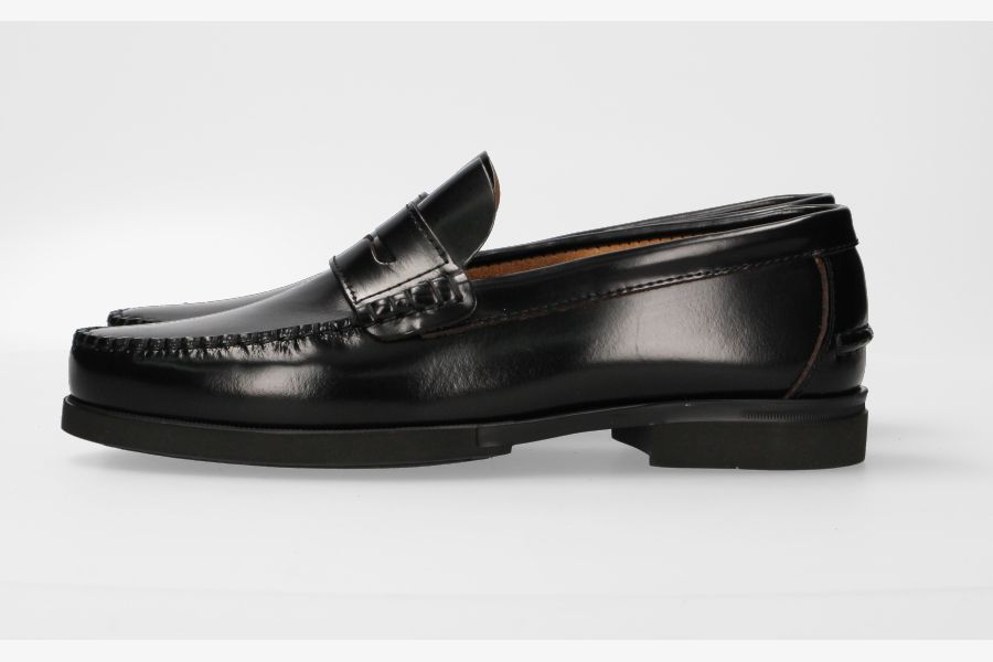 Antik Black Mask Moccasin