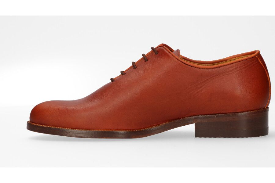 Calfskin Gaiter Shoe Hazelnut Valverde del Camino