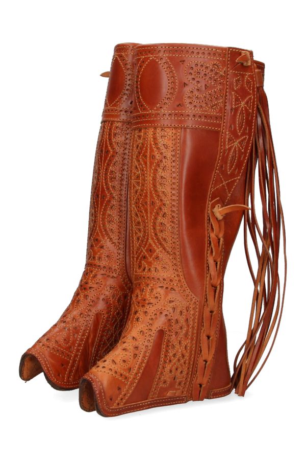 Valverde del Camino highly chopped calfskin walking gaiter