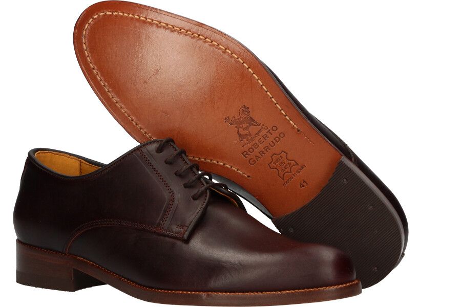 Dark Brown Calfskin Lace-Up Shoe Valverde del Camino