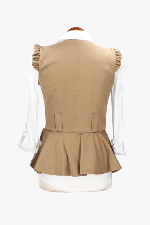 Gilet crétois beige