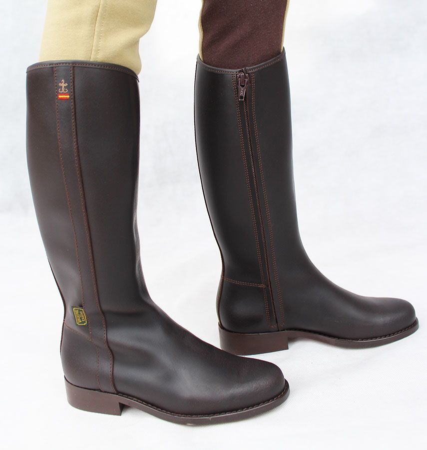 Valverde del Camino quilted children's equestrian boot