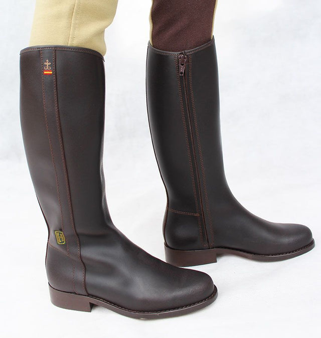 Valverde del Camino quilted children's equestrian boot