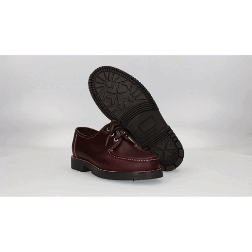 Burgundy Lace-Up Shoe