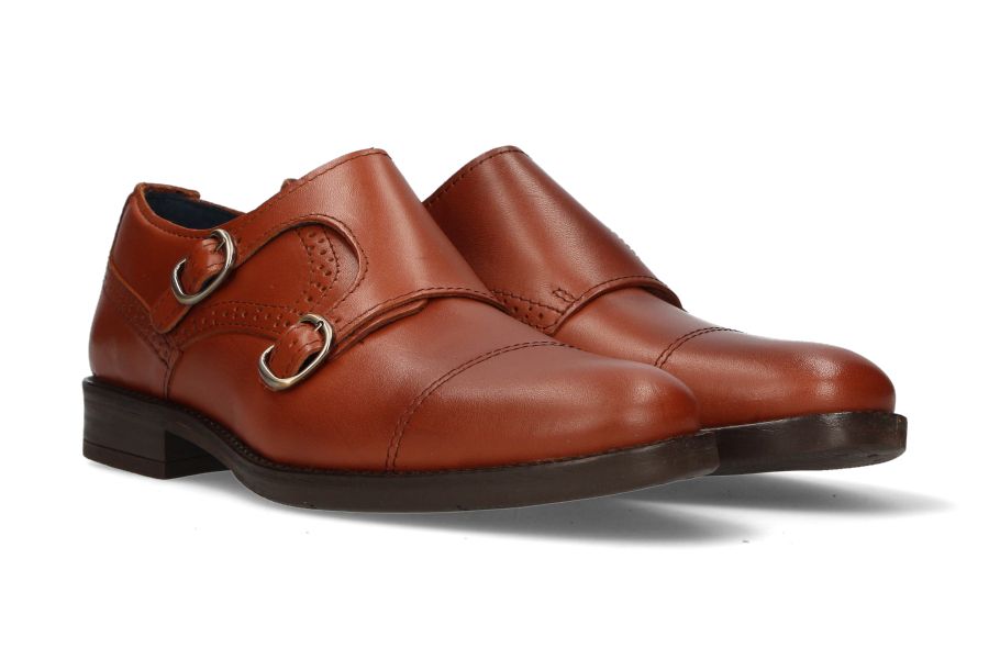Two Buckles Chopped Leather Top