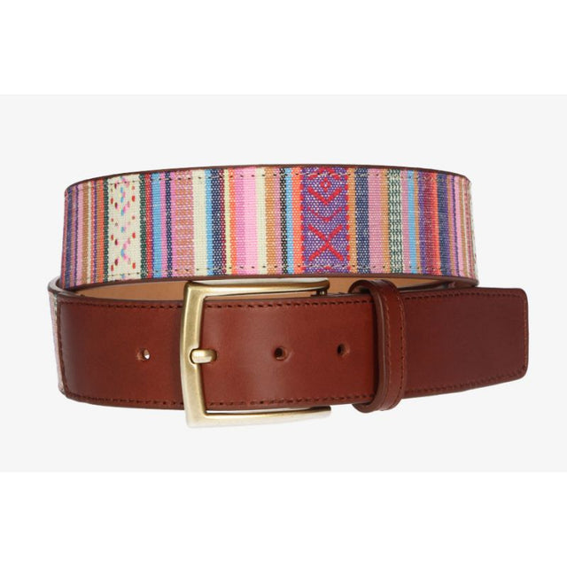 Pink Aztec Ethnic Belt