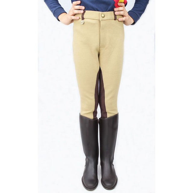 Beige and Chocolate Boy Breeches