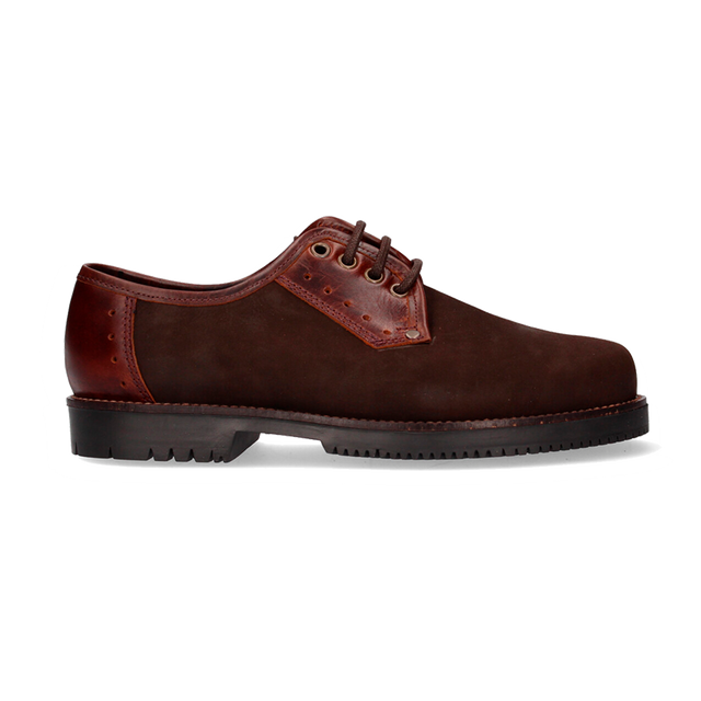 Blucher nubuck huilé uni