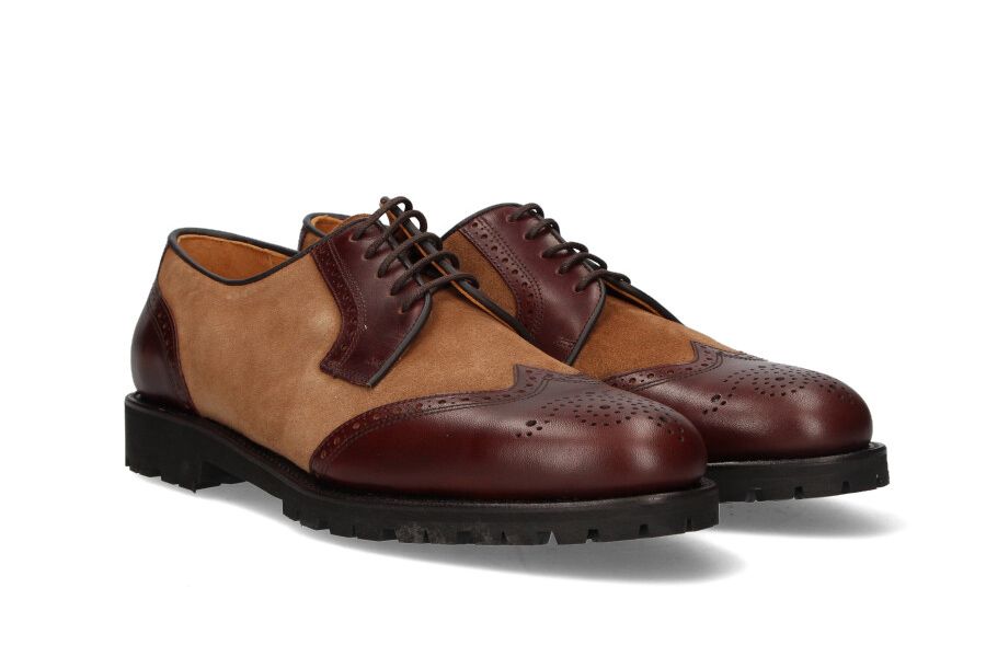 Blucher Piel y Ante Camel Valverde del Camino