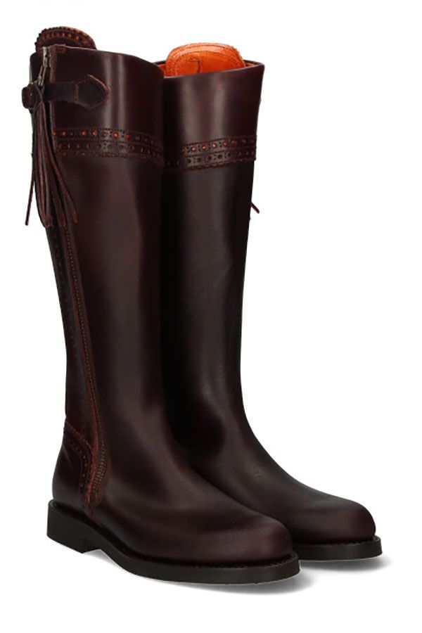 High Calf Hunting Boot with Buttoned Soles Valverde del Camino