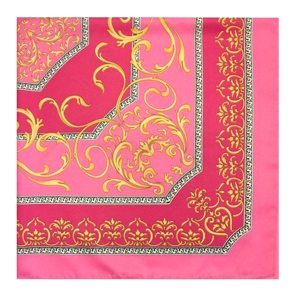 Écharpe imprimée rose