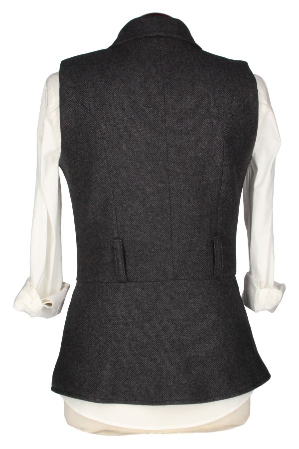 Limited Edition Gray Denim Vest