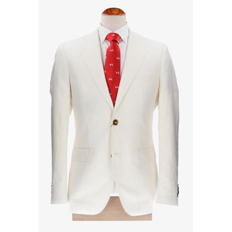 Ivory Linen Blazer