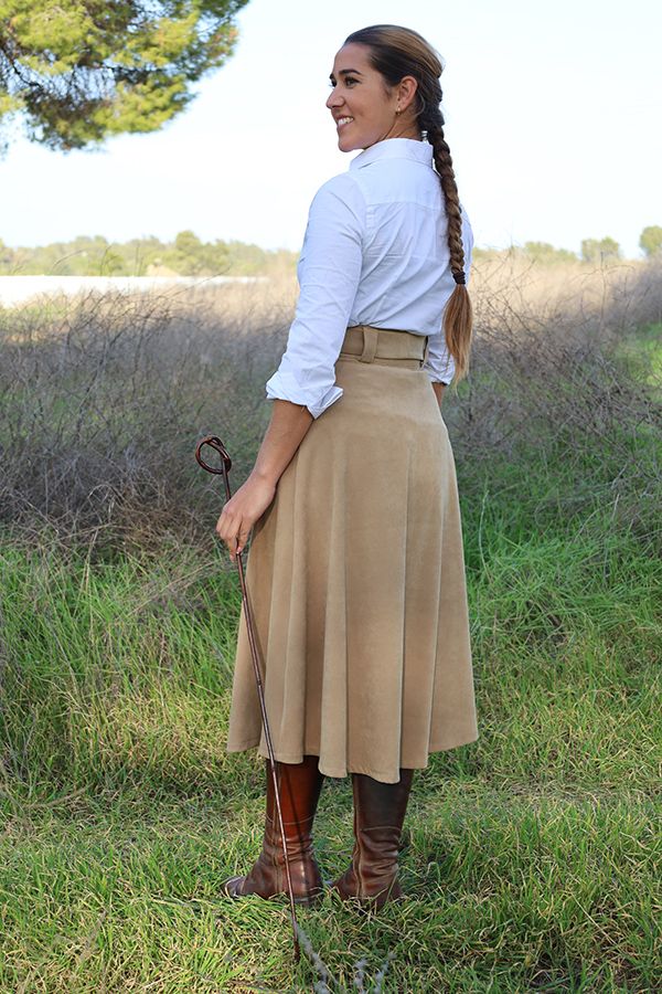 Cassandra Beige Skirt