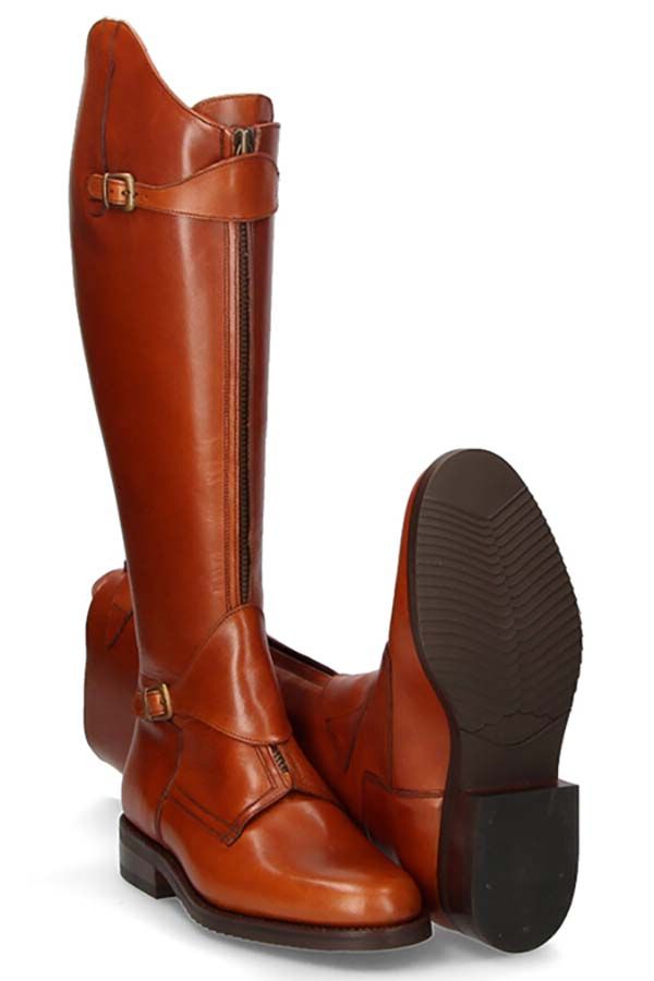 Natural Leather Polo Boot Valverde del Camino