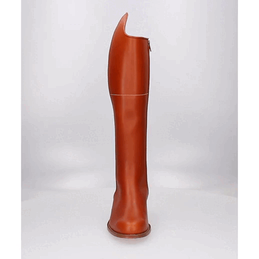 Natural Zipper Rociero Boot Valverde del Camino