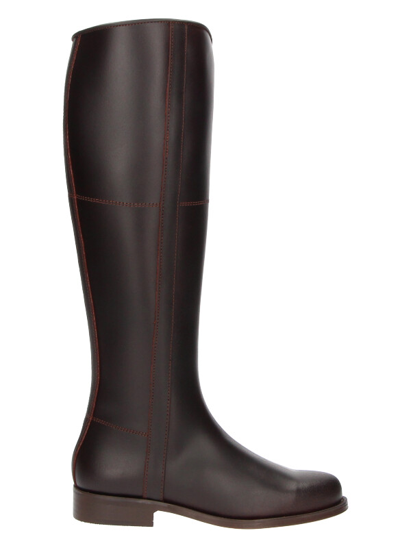 Chestnut Zipper Rociero Boot, Special Width, Valverde del Camino